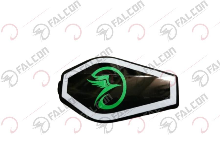 Falcon New Handy Zincir Muhafaza Dekoratif Sağ Siyah Yeşil