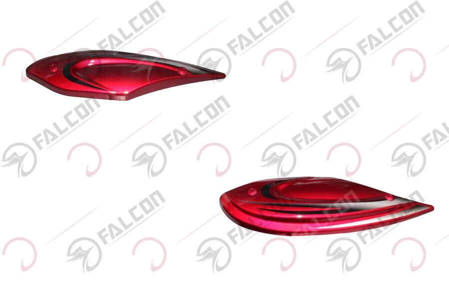 Falcon Service 1500w Yan Kapak Küçük Sağ Sol Kırmızı Takım