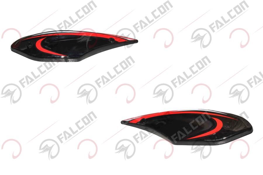 Falcon Service 1500w Yan Kapak Küçük Sağ Sol Siyah Takım