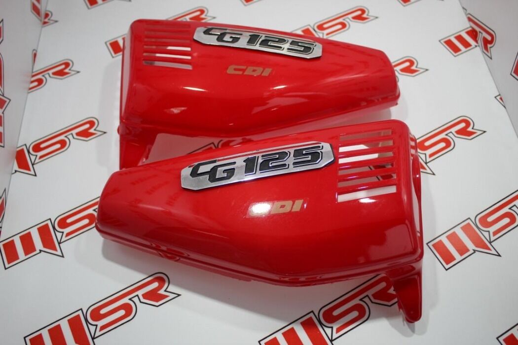 Cg 125 Kırmızı Yan Kapak Takımı Orj
