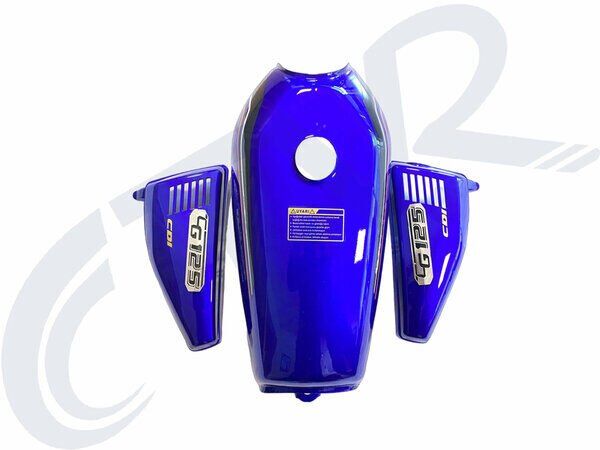 AGK CG 125 BENZİN DEPOSU ŞAMANDIRASIZ + YAN KAP. MAVİ