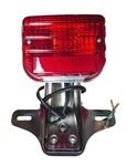 Cg 125 Arka Stop Agk Nikel (kırmızı Camlı)