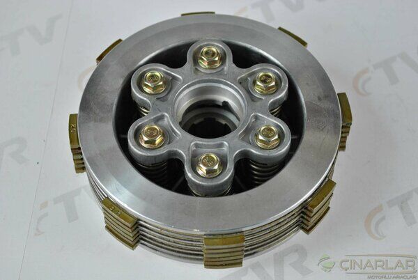 CG 125 150 DEBRİYAJ KOMPLE 6 YILDIZ + 6 BALATA CTVR