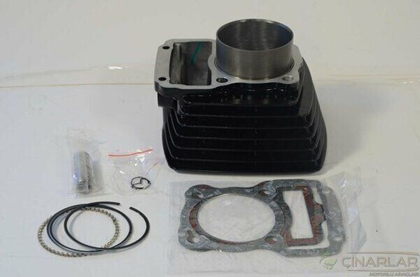 CG 200 SİLİNDİR SETİ 65,5 MM ( 15 PRN ) ( 76 MM ) SİYAH CTVR