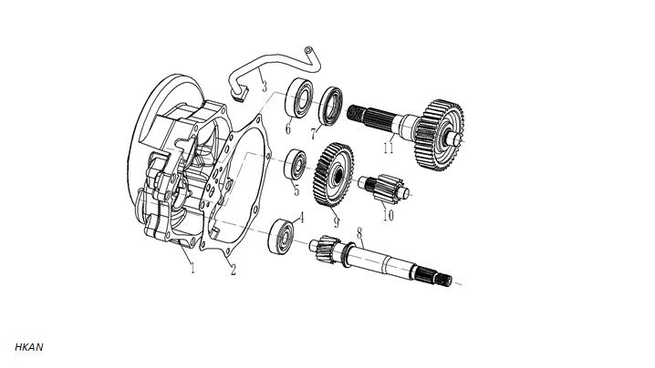 YUKİ HAMMER 125 ŞANZIMAN KAPAK CONTASI