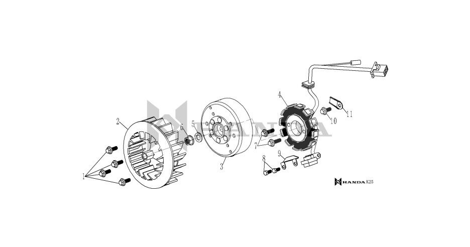YUKİ ACTİVE 125 VOLANT