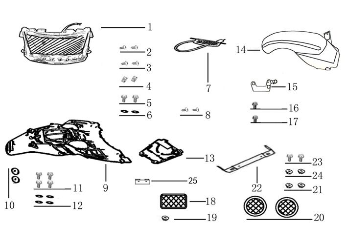 PLAKA BRAKETİ (BELLİNİ 125)