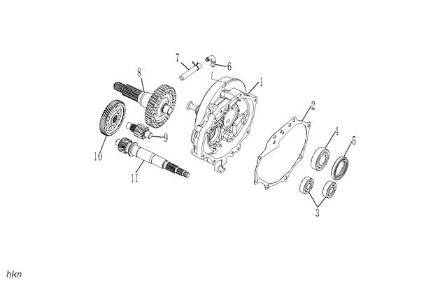 ŞANZIMAN DİŞLİ KÜÇÜK 12T (DUTY 125)