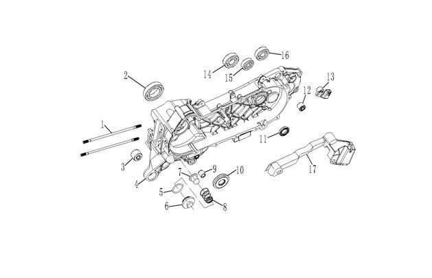 MOTOR BLOĞU SOL (DUTY 125)
