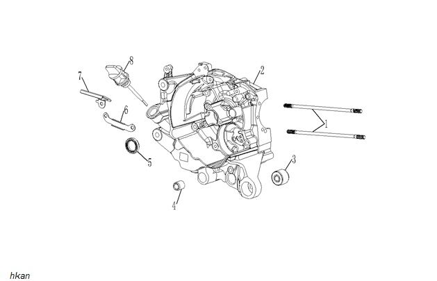 MOTOR BLOK BURCU (DUTY 125)
