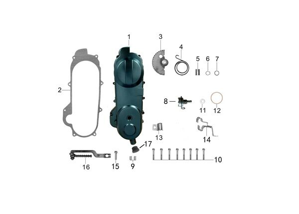 DEBRİYAJ KAPAK CONTASI ( RİSOTTO 50 )