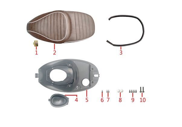 KOLTUK ALTI BAGAJI KAPAGI ( RİSOTTO 50cc-125cc )