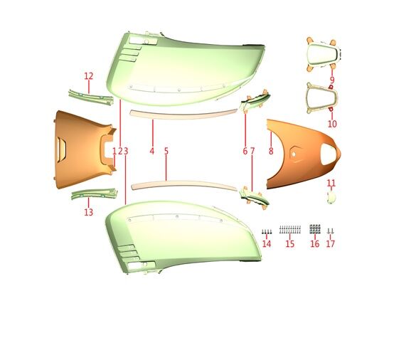 SELE ALTI ÖN SAĞ ŞERİT MAT SİYAH (RİSOTTO 50 )