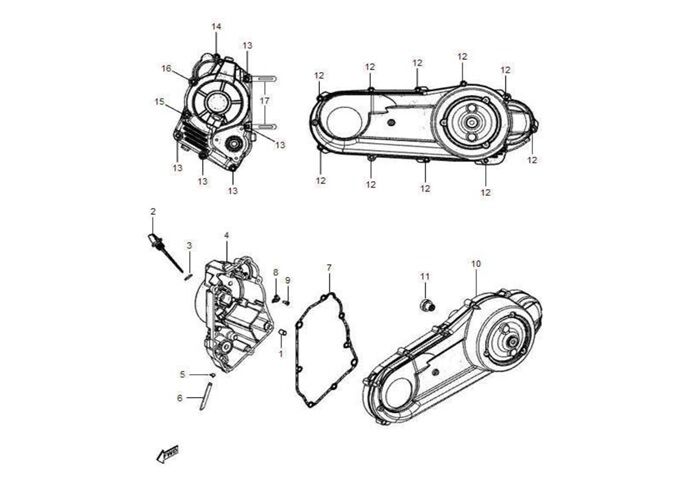 YUKİ DEFENDER 125 STATÖR KAPAK CONTASI
