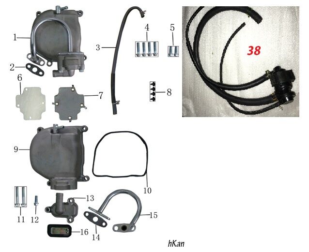YUKİ CASPER KÜLBÜTÖR KAPAĞI SET KATALİZÖRLÜ