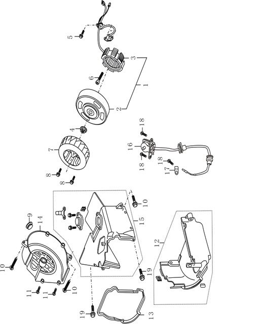 YUKİ PICASSO 100 MOTOR FANI