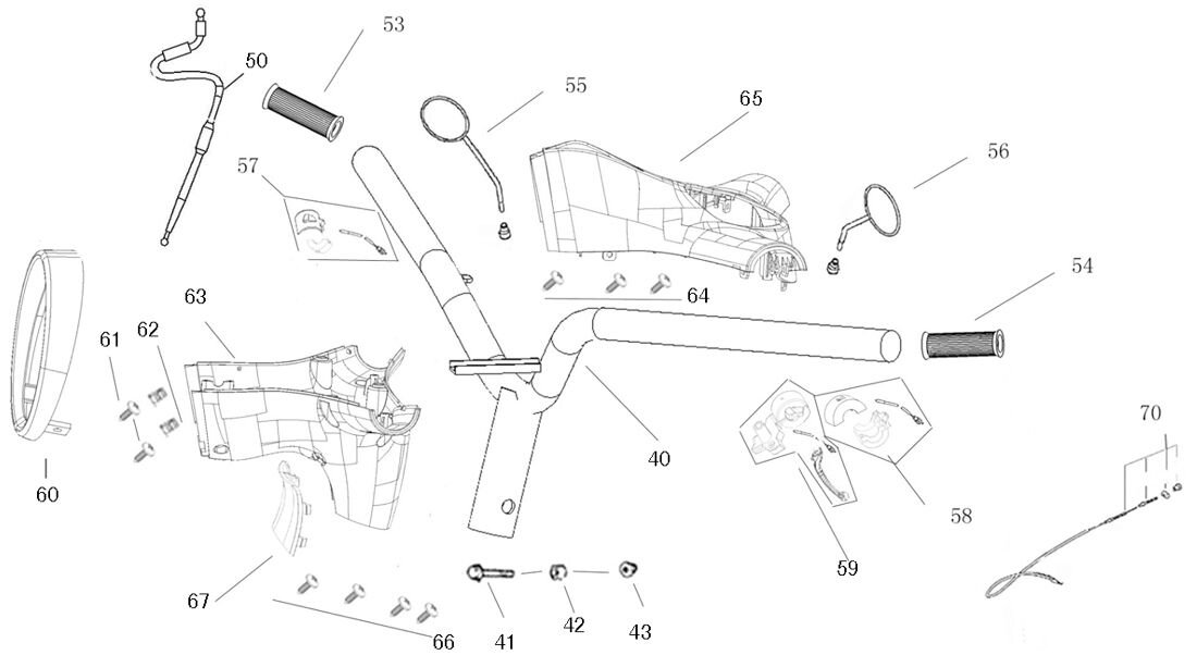 YUKİ RETRO ARKA FREN TELİ