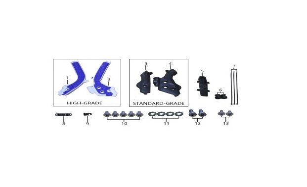 YUKİ DIRTY PAWS 250 2T DEKORATİF KAPAK SOL