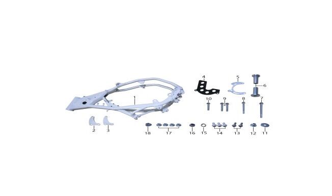 YUKİ DIRTY PAWS 250 2T GERGİ BRAKETİ