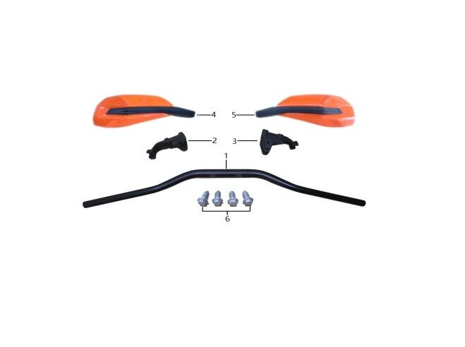 YUKİ DIRTY PAWS 250 2T ELCİK BRAKETİ SOL