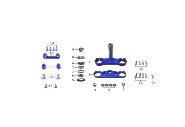 YUKİ DIRTY PAWS 250 2T BRAKET