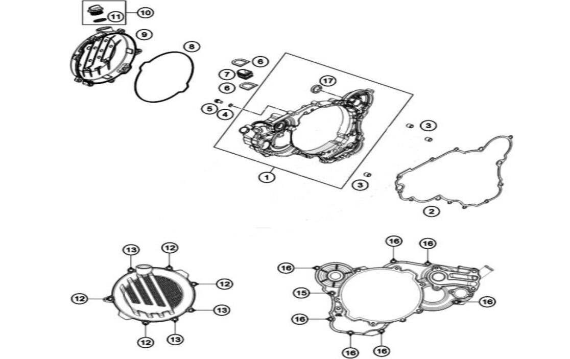 YUKİ DIRTY PAWS Z300 DEBRİYAJ KAPAK CONTASI