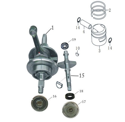 YUKİ FORZA 170 PİSTON