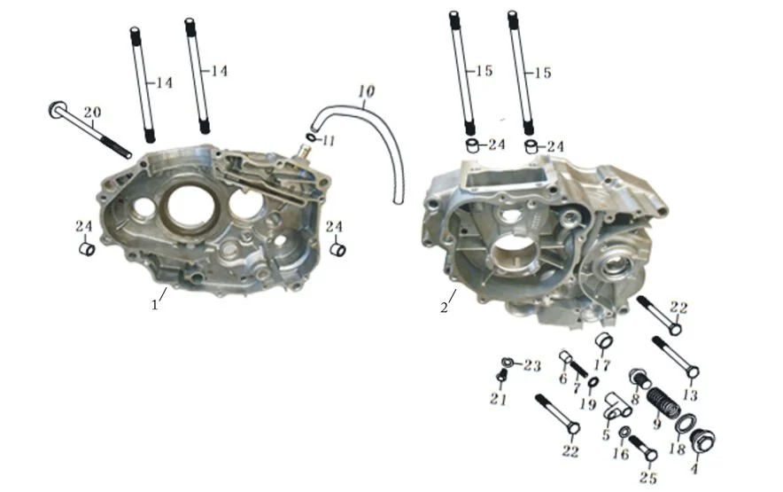 YUKİ FORZA 170 MOTOR BLOĞU SAĞ