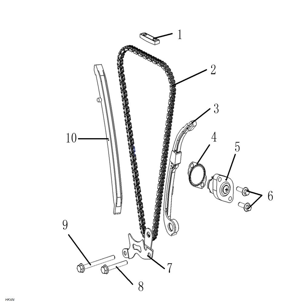 YUKİ GP-1 TARO 250R EKSANTRİK GERGİSİ
