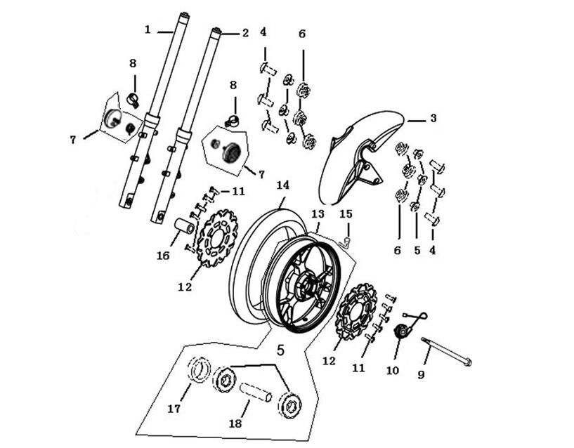 YUKİ GP-1 TARO 250R ÖN FREN DİSKİ