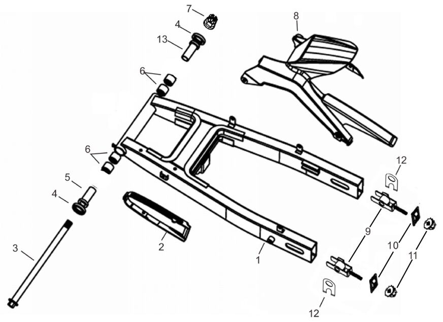 YUKİ GP-1 TARO 250R ZİNCİR GERGİ 2