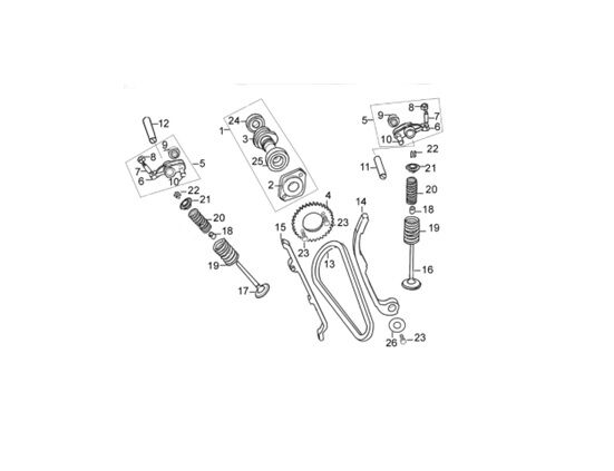 YUKİ GP-2 TARO 125 R PİYANO TUŞU MİLİ