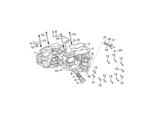 YUKİ GP-2 TARO 125 R MOTOR BLOK CONTASI