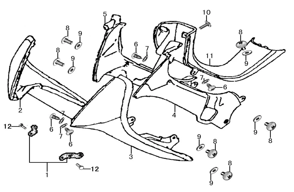 YUKİ GUSTO İÇ DİZLİK SOL KIRMIZI